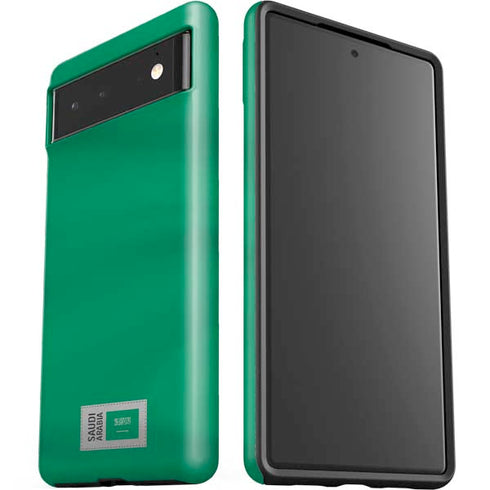 Saudi Arabia Soccer Flag Google Pixel 6 Case